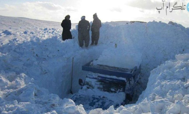 نجات جان راننده نیسانی مدفون شده زیر برف / فیلم – تلگرام آپ