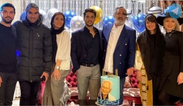 (عکس) ساعد سهیلی و همسرش در جشن تولد مجید مظفری