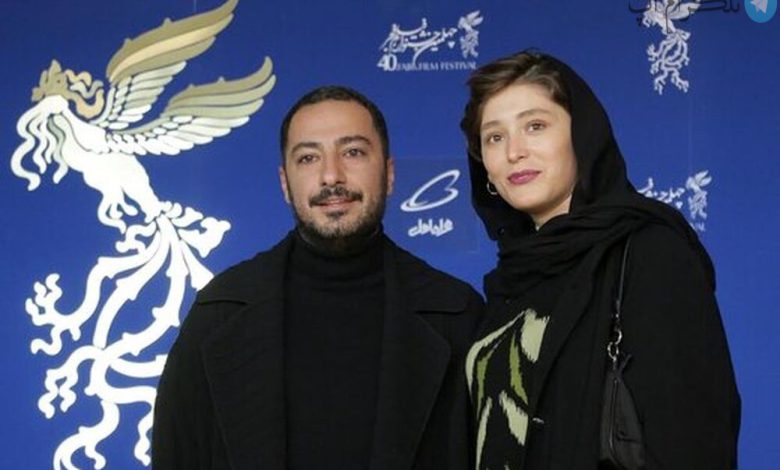 عکس عاشقانه فرشته حسینی و نوید محمدزاده در روز برفی – تلگرام آپ
