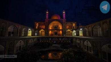 تصویری زیبا از مدرسه آقا بزرگ کاشان + عکس – تلگرام آپ