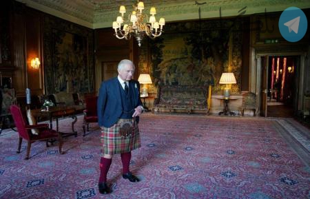 پادشاه جدید انگلیس در لباس سنتی اسکاتلندی + عکس – تلگرام آپ