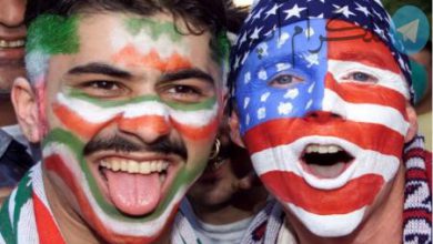 تماشاگر ایرانی و آمریکایی در کنار همدیگر +عکس – تلگرام آپ