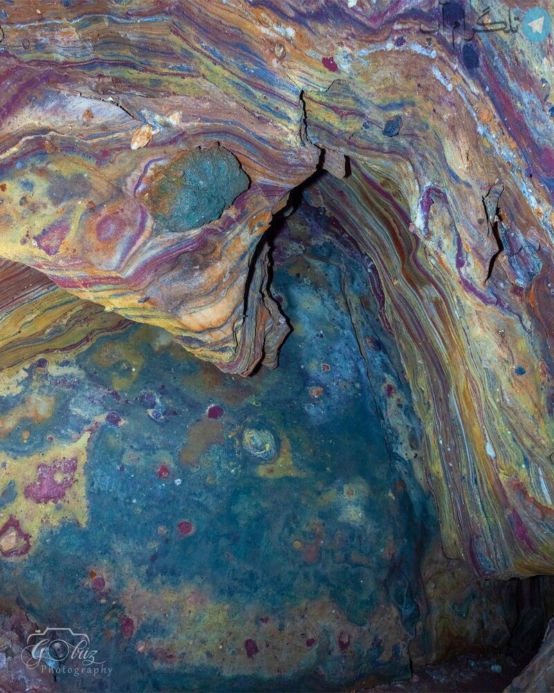 کشف غار عجیب در ایران با ظاهر کهکشانی + تصاویر