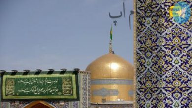 تصاویری زیبا از شستشوی گنبد حرم امام رضا(ع) – تلگرام آپ