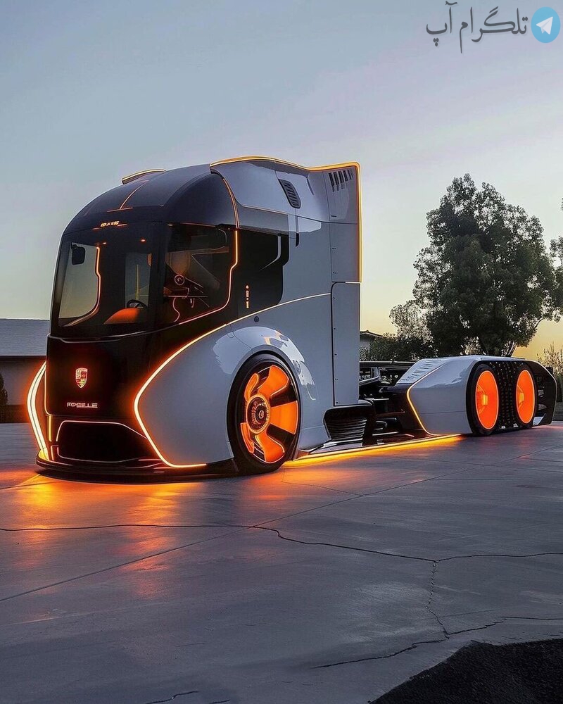 کامیون های کشنده از نگاه هوش مصنوعی